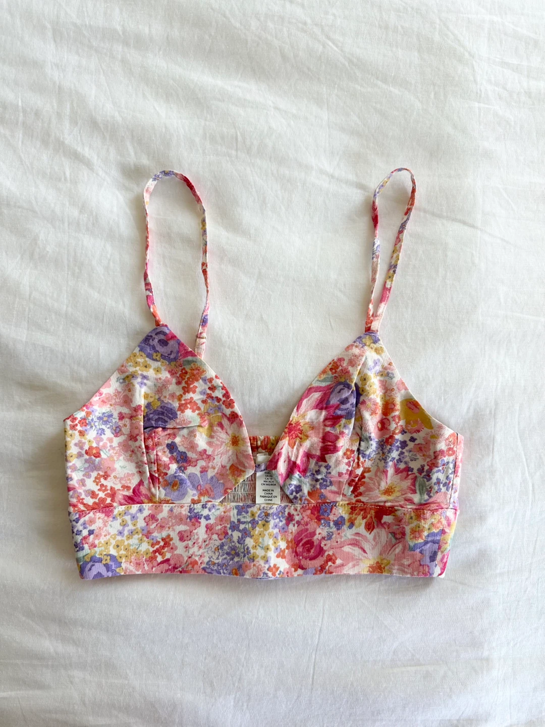⚽️ 🆕 H&M floral print crop top