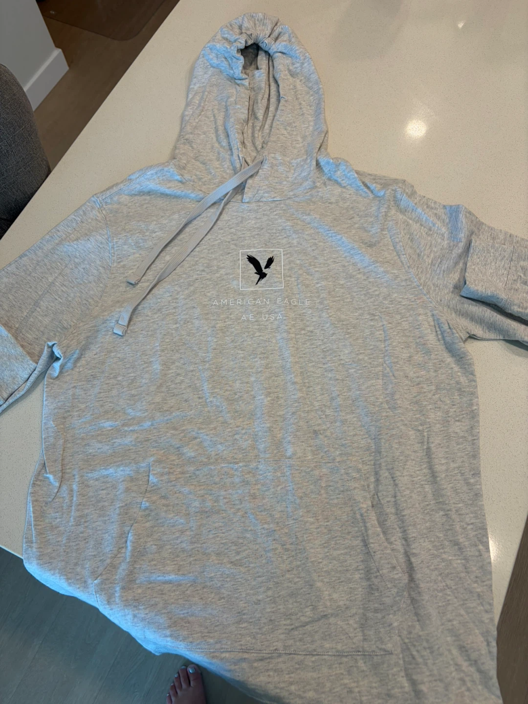 American Eagle Grey Hoodie