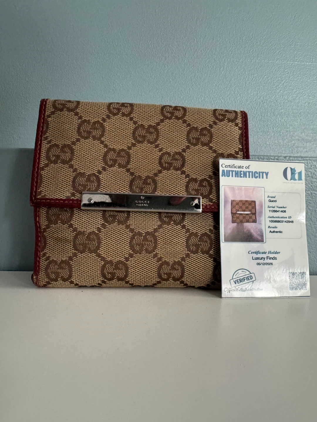 Gucci Monogram Bi-Fold Wallet