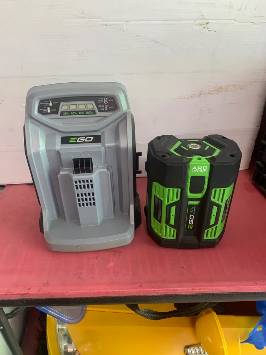 EGO 56V ARC Lithium Battery and Charger - photo 2