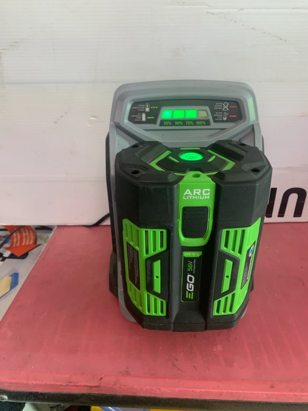 EGO 56V ARC Lithium Battery and Charger