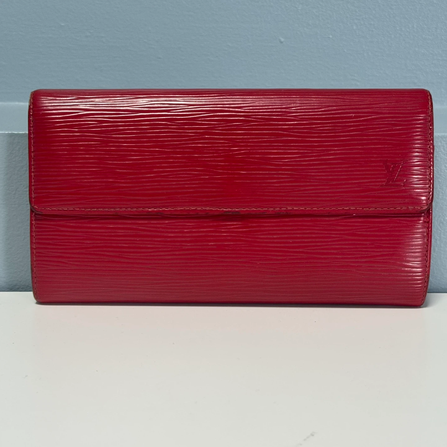 Louis Vuitton Epi Red Leather Sara Wallet - photo 2