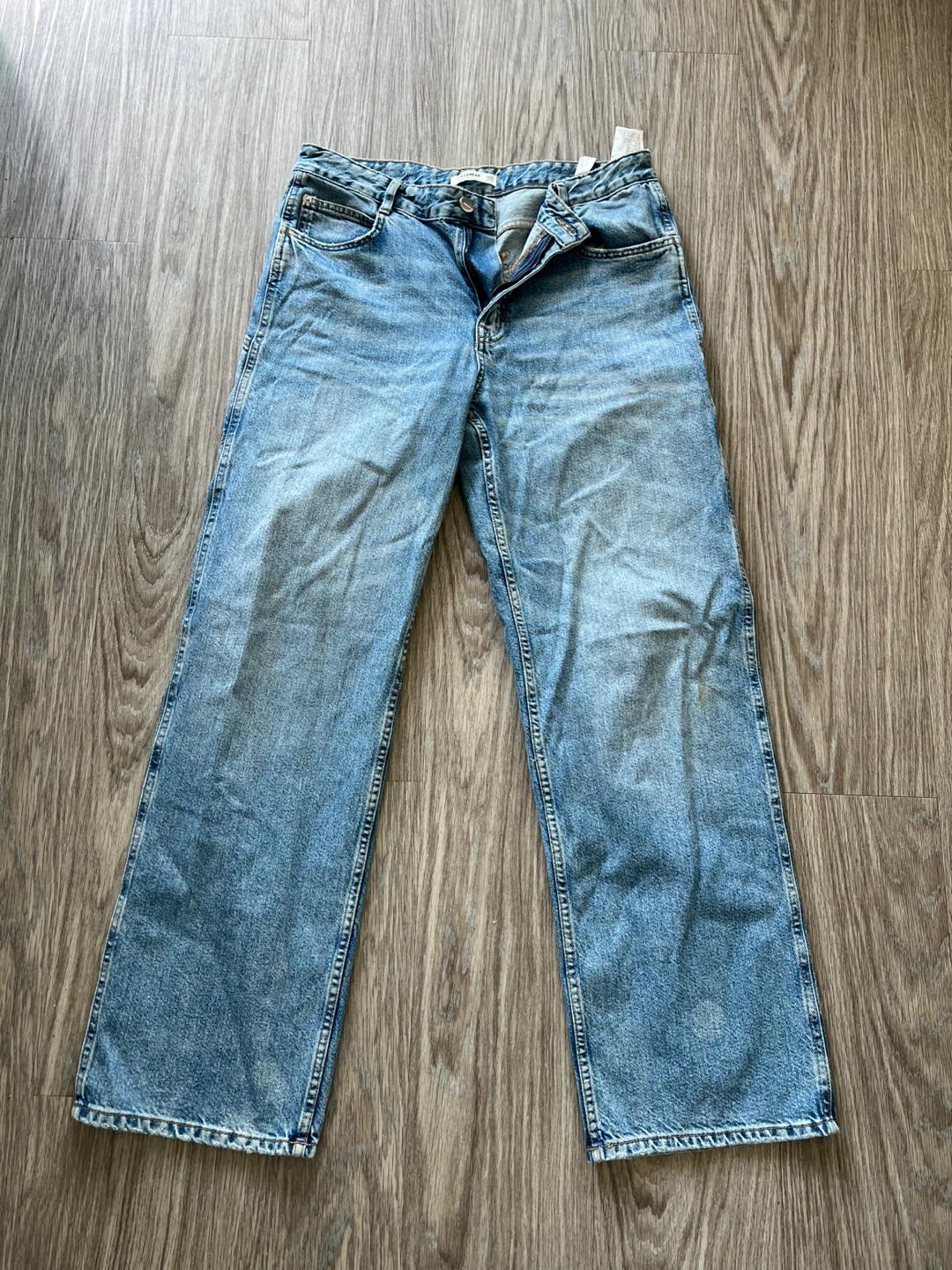Pull & Bear Carpenter Jeans - Blue Denim - Size 8 - photo 5