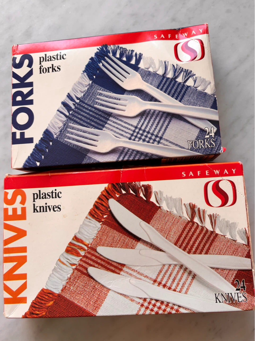 ⚽️ Safeway Plastic Forks & Knives Set