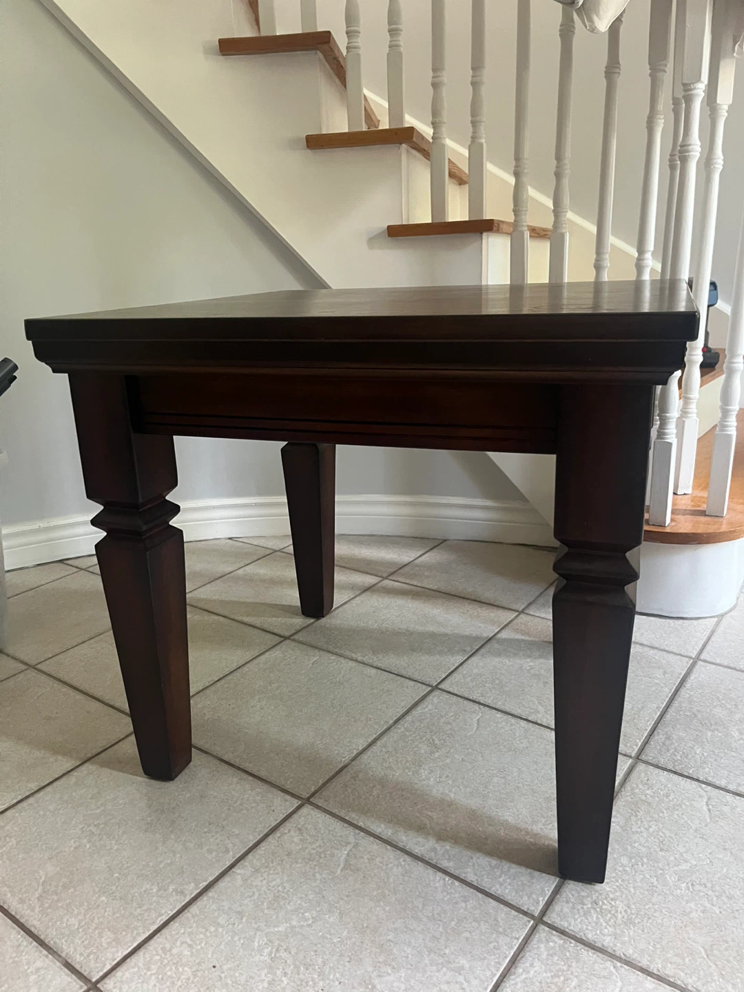 Dark Wood Side Table