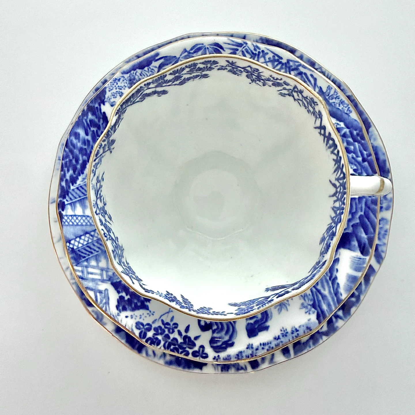 Royal Crown Derby Mikado teacup trio - photo 3