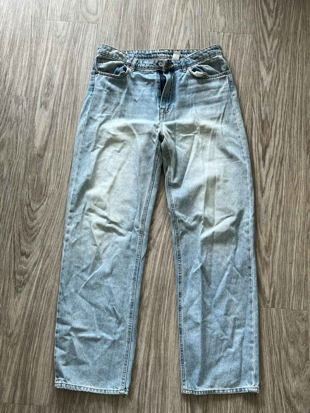 H&M Loose Straight Denim Jeans - photo 3