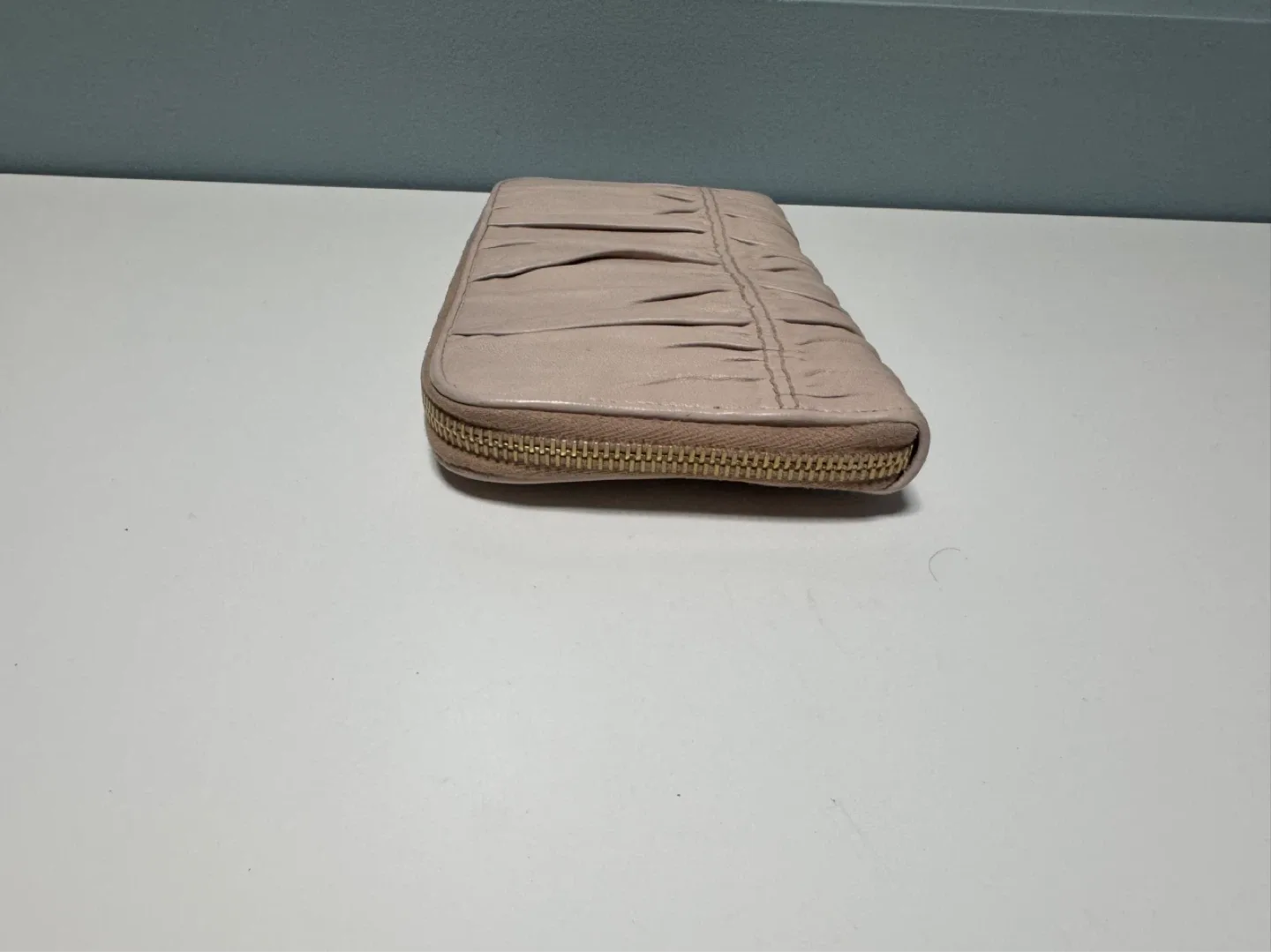 Prada Gaufre Nappa Leather Zip Wallet Authentic - photo 5