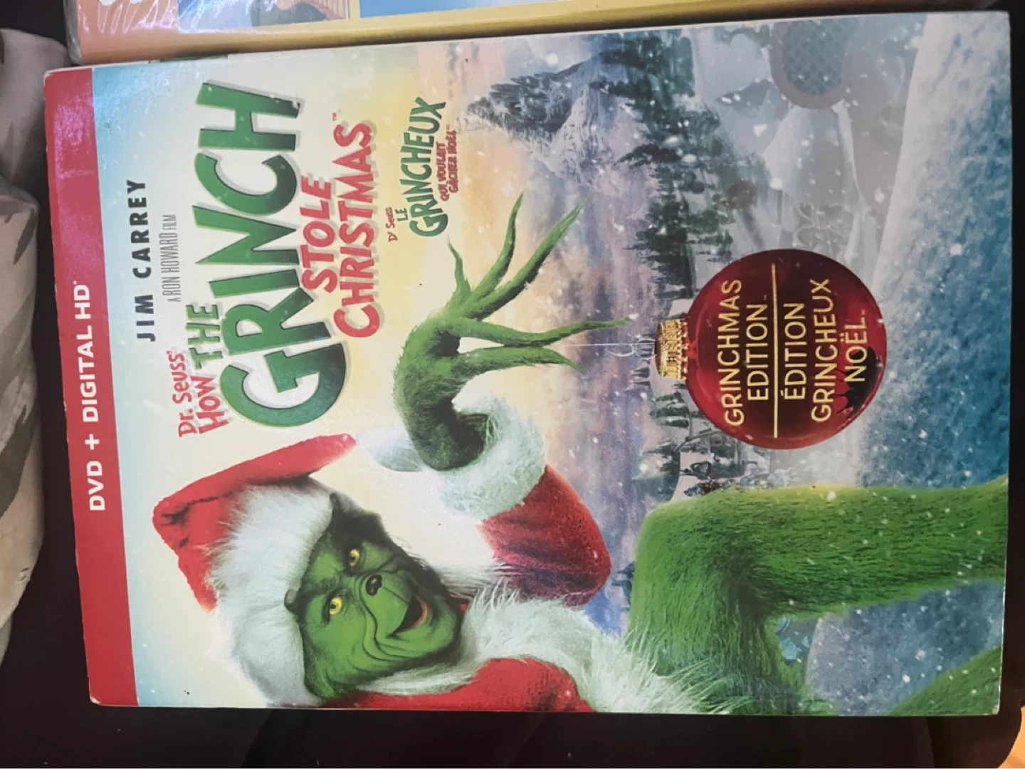 Dr. Seuss' How the Grinch Stole Christmas DVD + Digital HD
