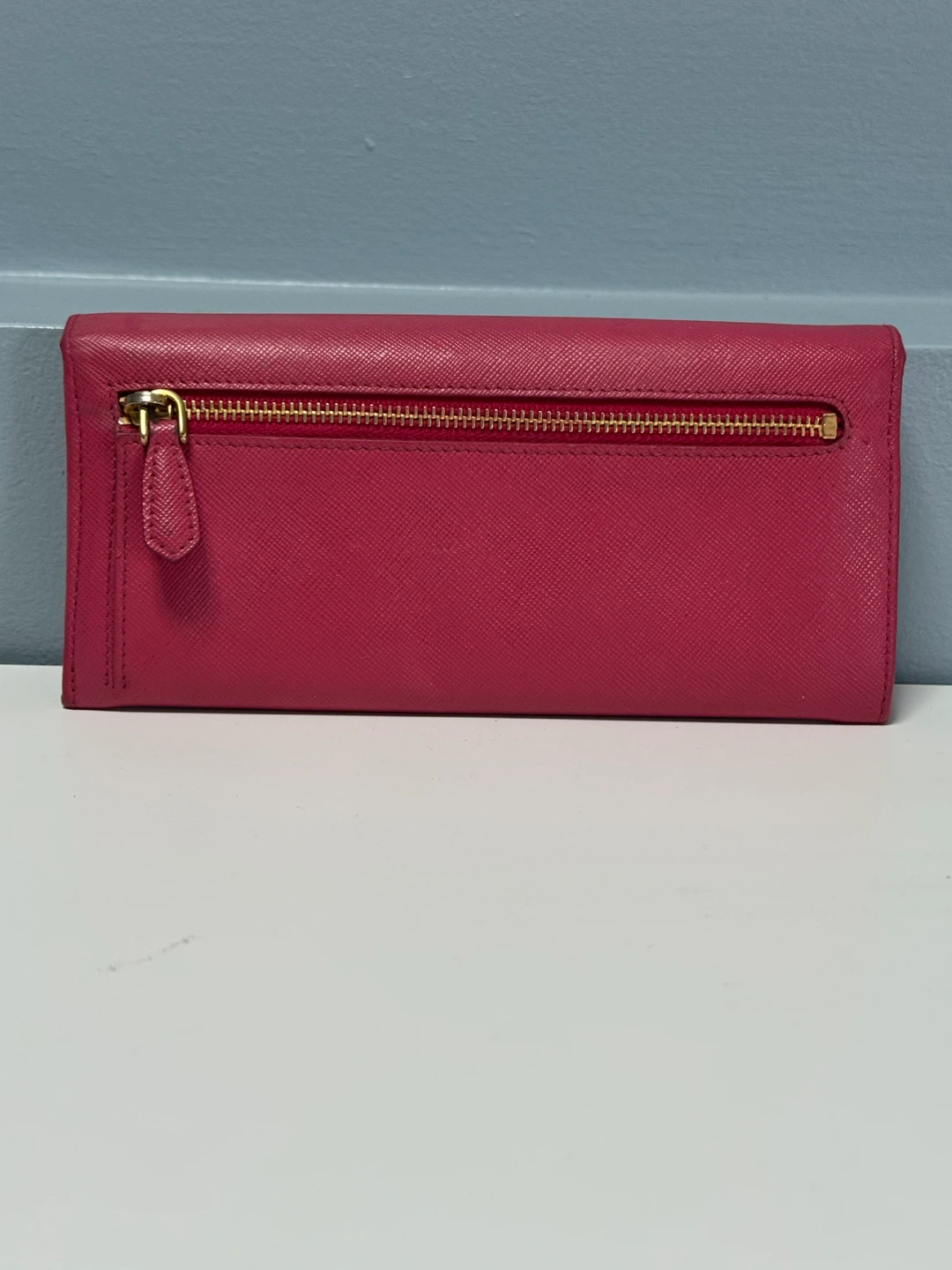 Prada Pink Leather Bow Wallet Authentic - photo 2