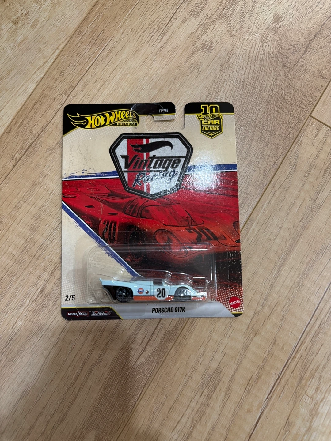 Hot Wheels Premium Vintage Racing Porsche 917K Die-cast Car