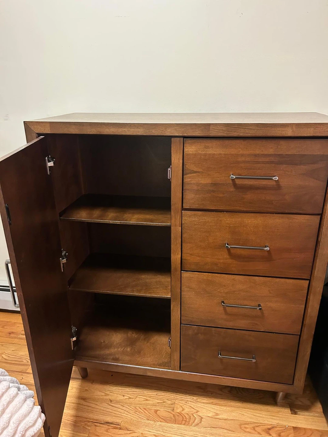 Wooden Cabinet with Drawers and Door - photo 3