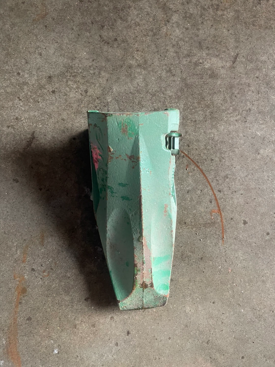 Green Metal Bucket Tooth