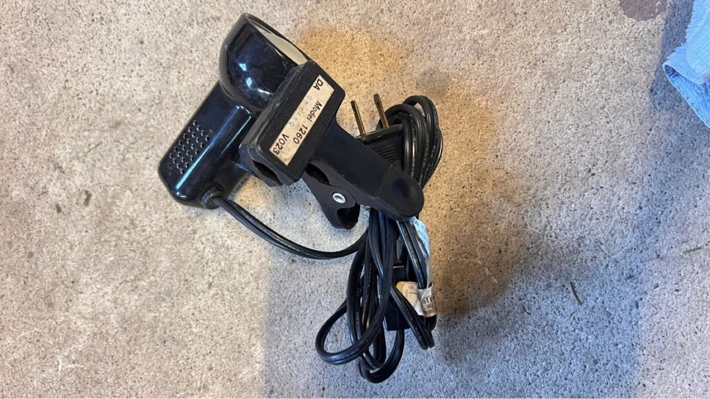 Black Clamp Desk Lamp