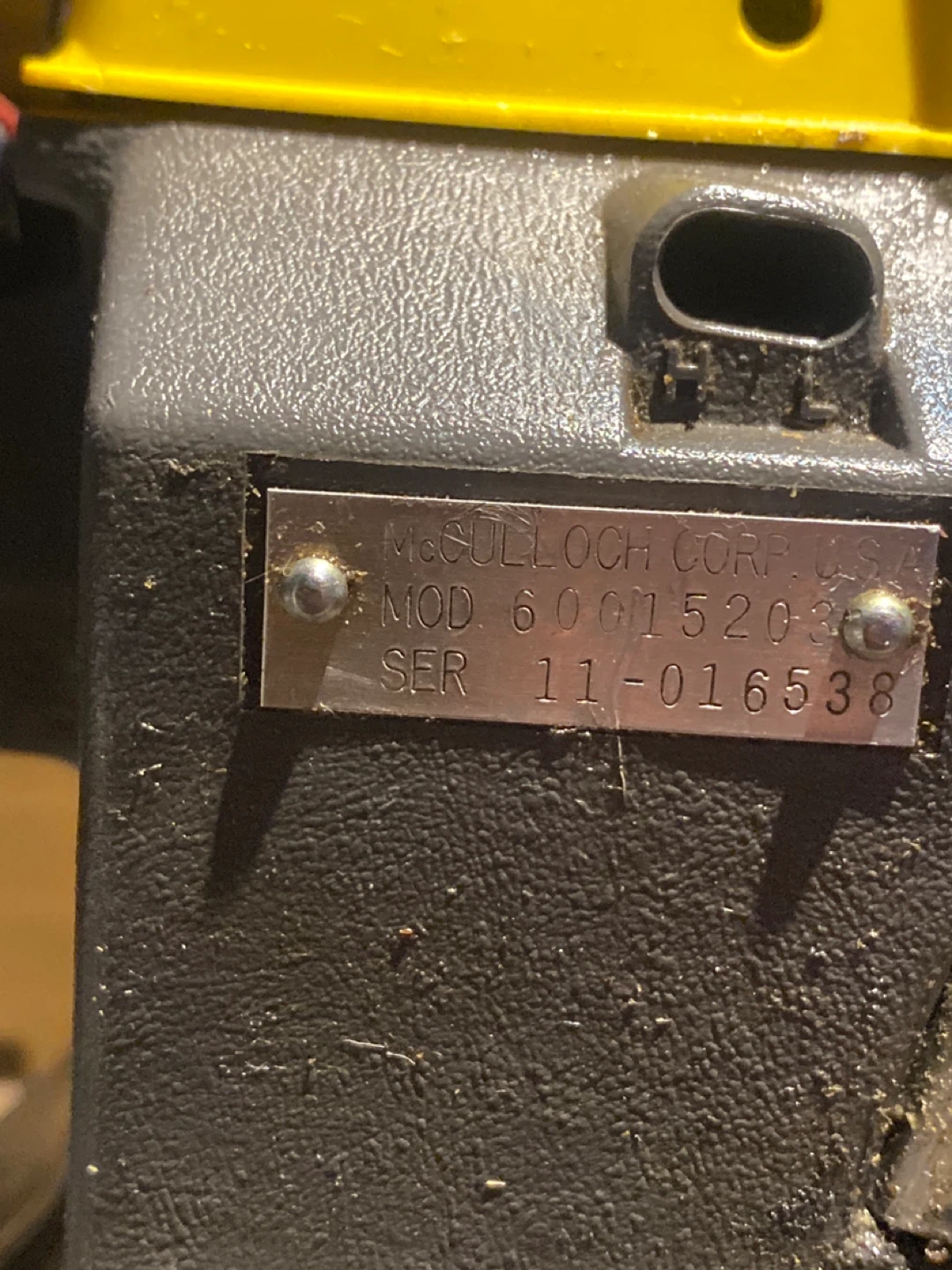 McCulloch Chainsaw - photo 4