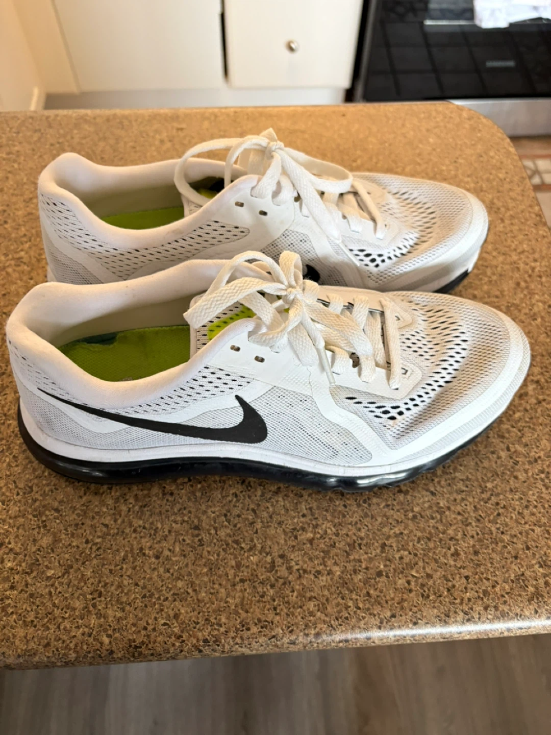 White Nike Running Shoes