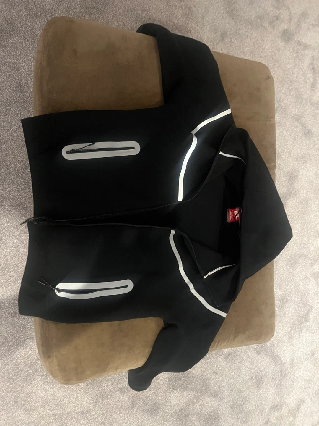 Reflective Nike Tech Fleece Full Zip Hoodie