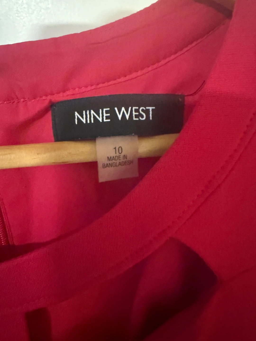 Nine West Red Dress Size 10 - photo 3
