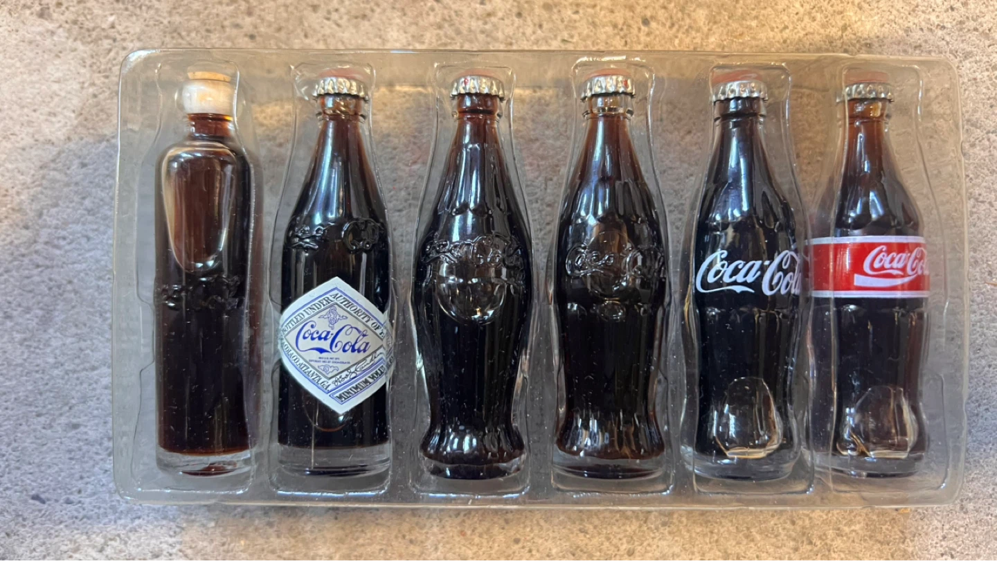 Coca-Cola Miniature Bottles Set