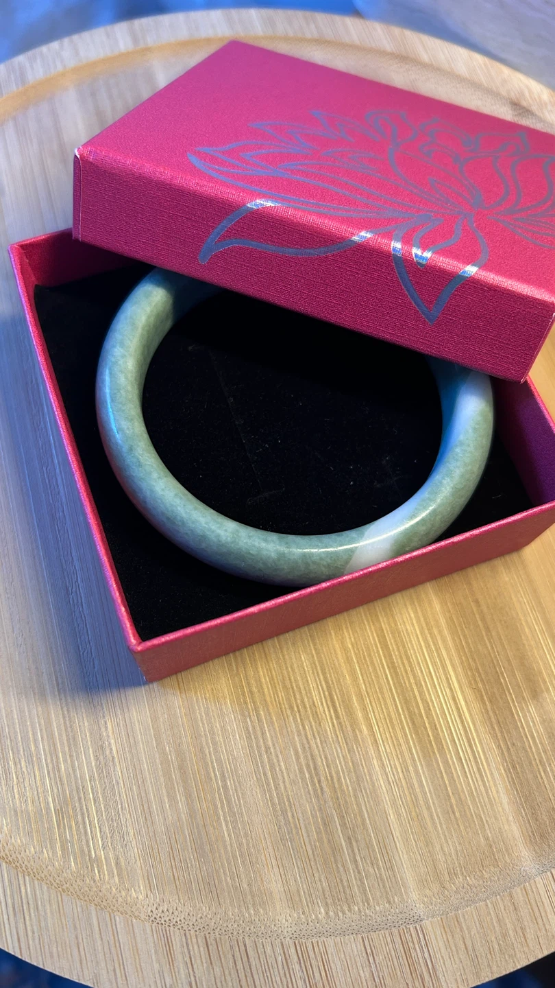 Jade Bangle Bracelet - photo 4