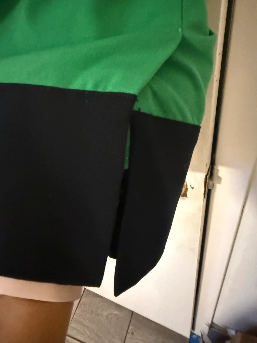 New York & Company Colorblock Sheath Dress Size 6 Green Black - photo 3