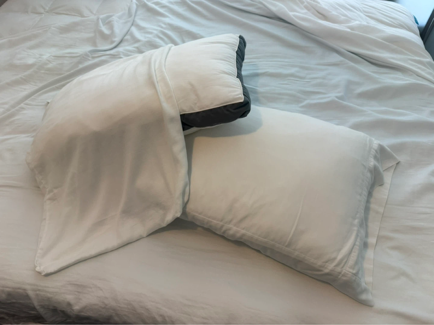 Utopia Bedding Pillows & Calvin Klein Pillow Covers - (2)