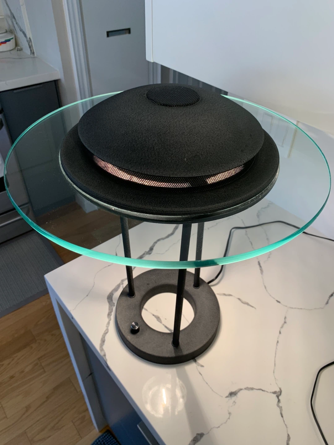 Robert Sonneman Saturn Lamp: 1980s Postmodern UFO Desk Light - photo 4