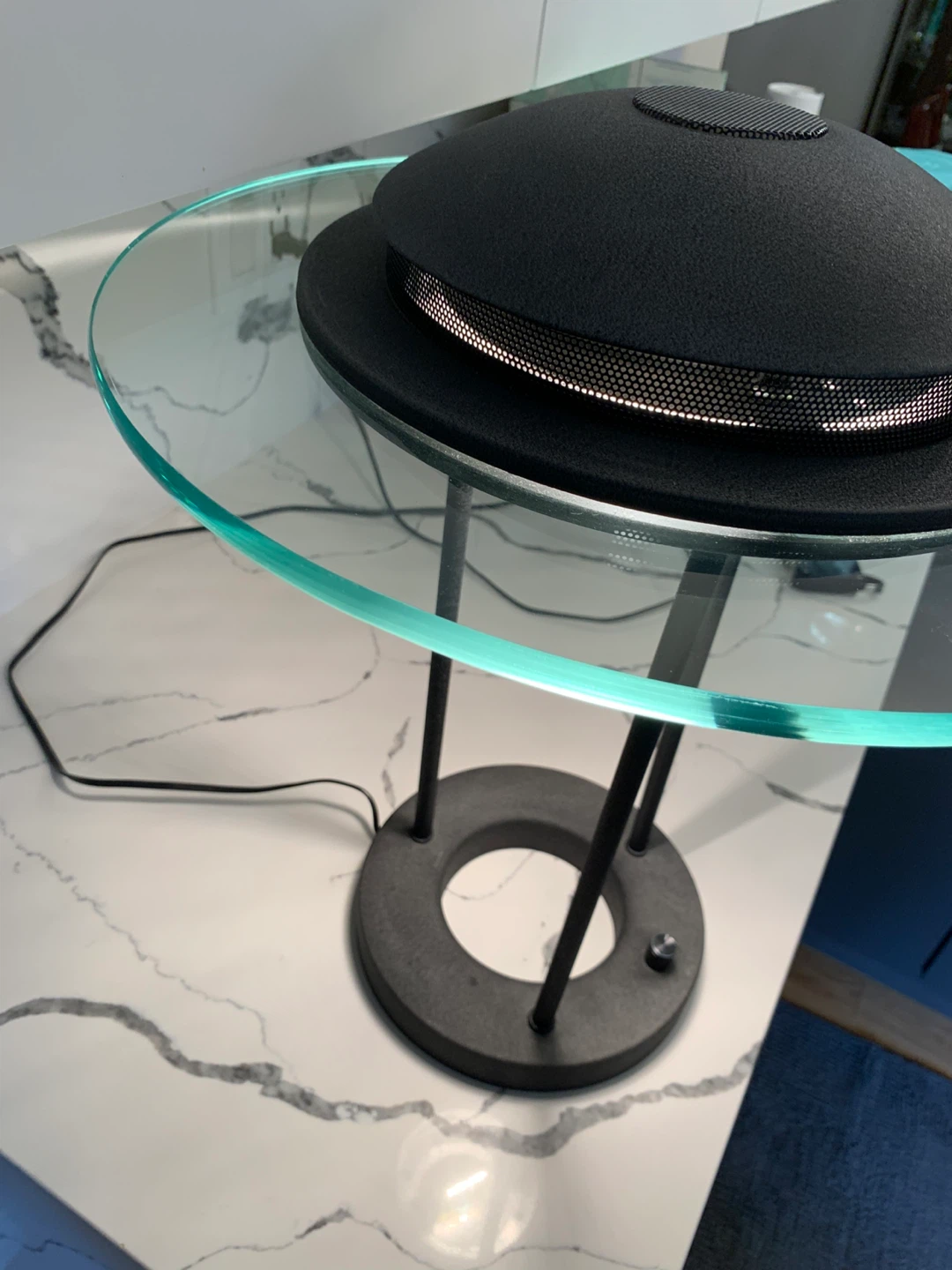 Robert Sonneman Saturn Lamp: 1980s Postmodern UFO Desk Light - photo 5