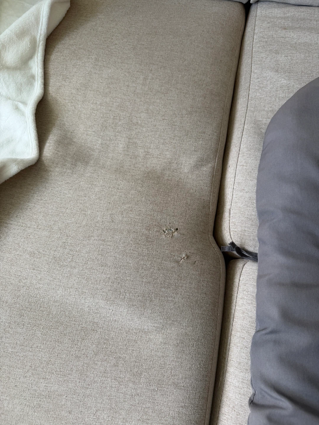 Beige Sectional Sofa Bed with Storage - photo 3