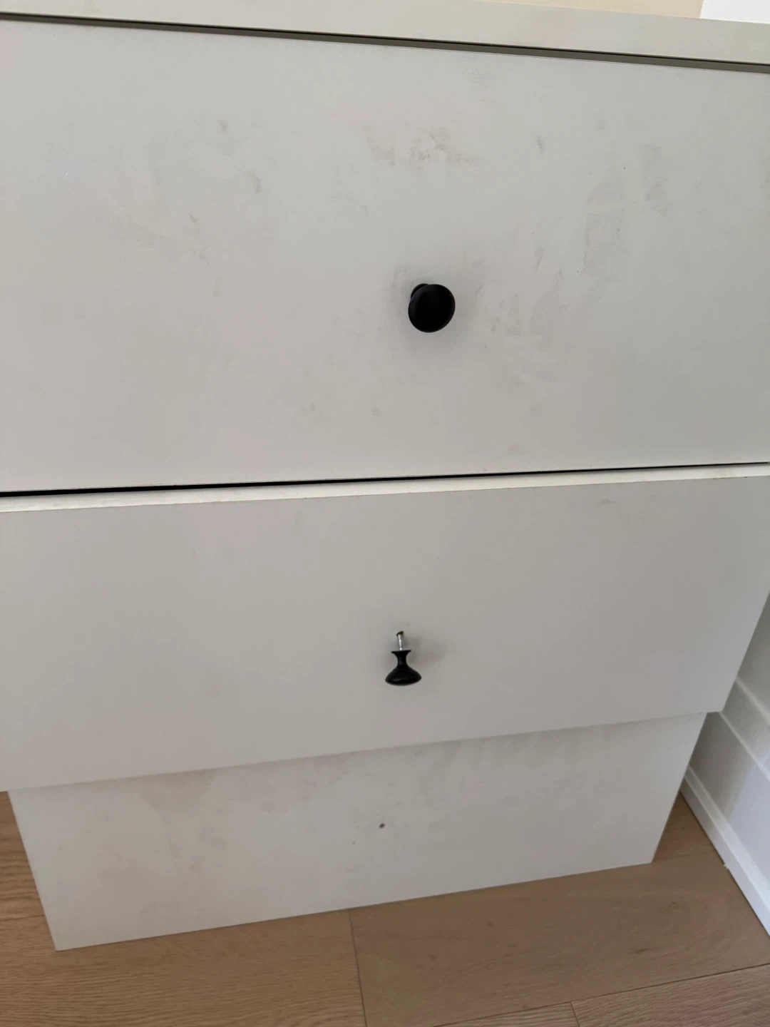 White 3-Drawer Dresser - photo 2