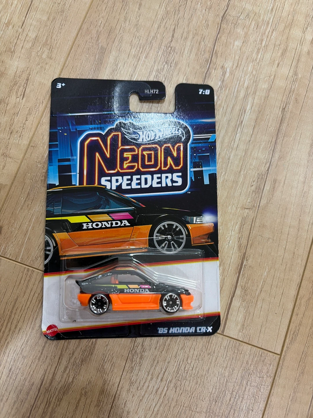 Hot Wheels Neon Speeders '85 Honda CR-X Die-cast Car
