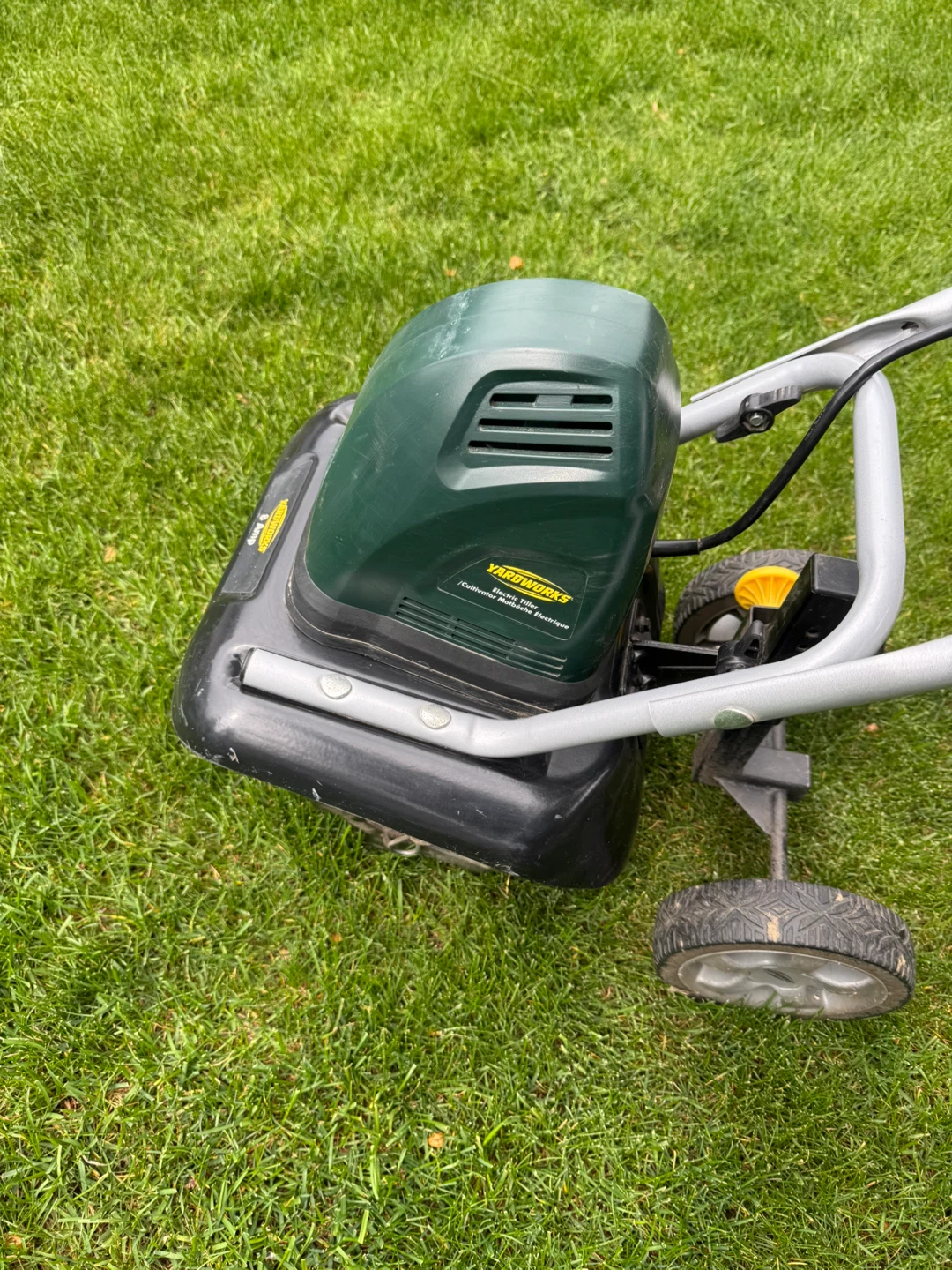 Yardworks 8 Amp Electric Tiller