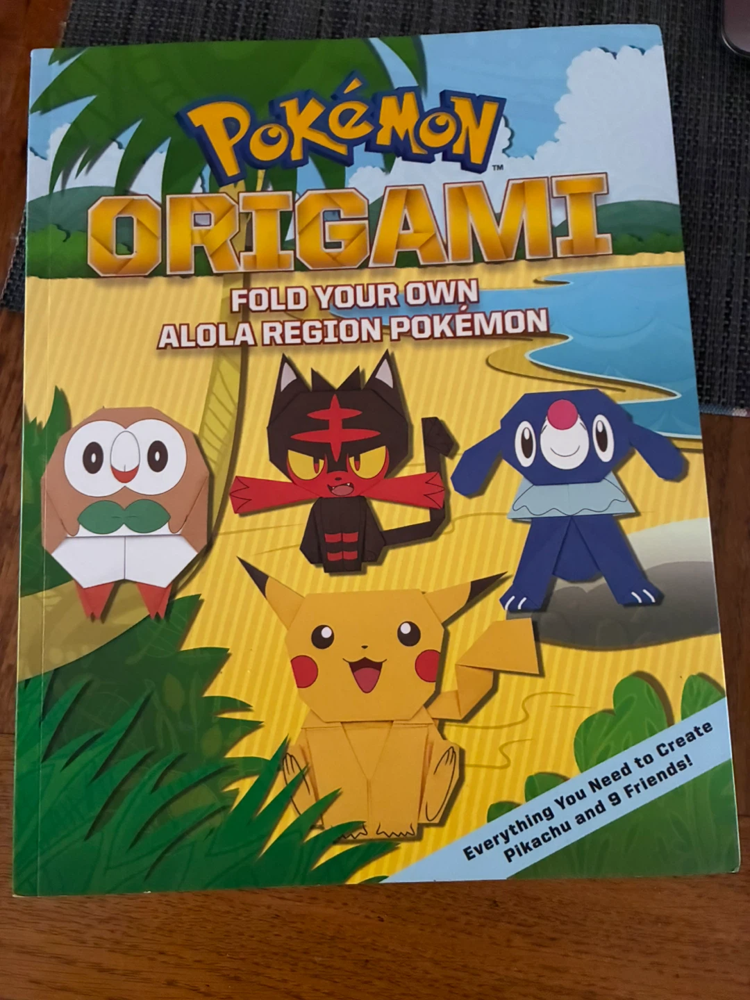 Pokemon Origami: Fold Your Own Alola Region Pokemon Book