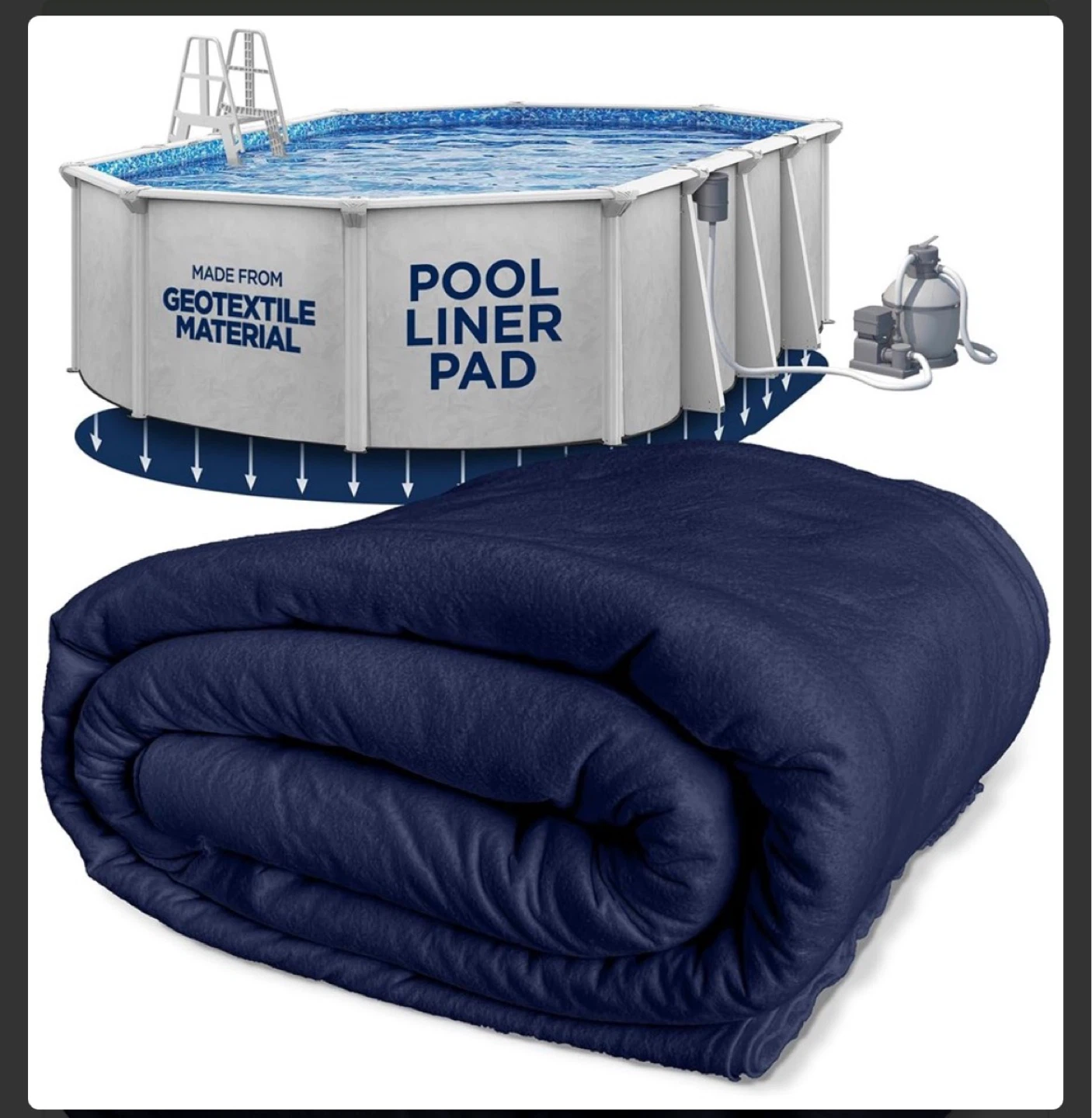 Pool Liner Pad - Geotextile Material