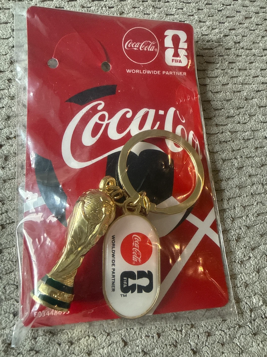 Coca-Cola FIFA World Cup Trophy Keychain