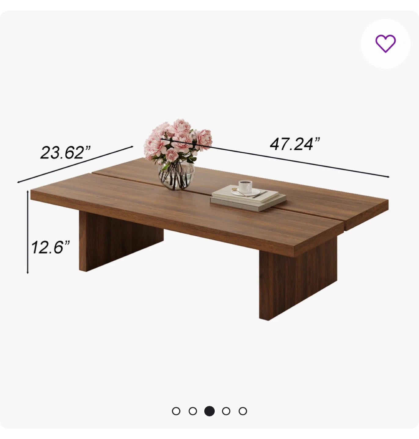 Wooden Coffee Table - photo 3