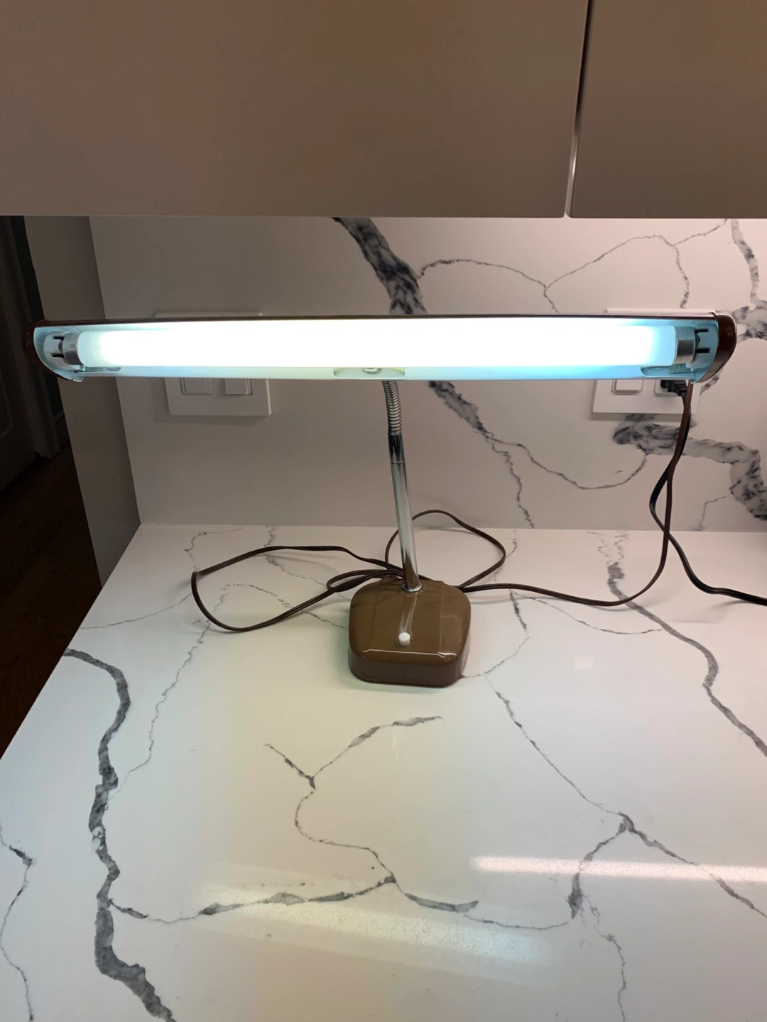 Vintage Gooseneck Midcentury Desk Lamp