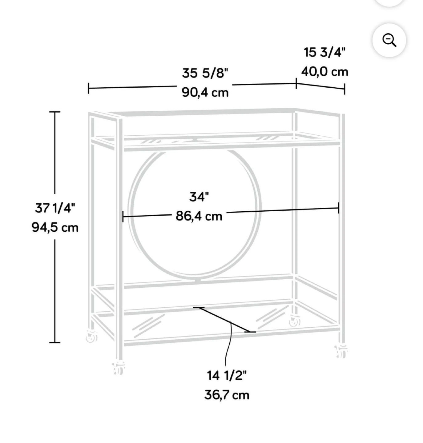 Gold Bar Cart - photo 4