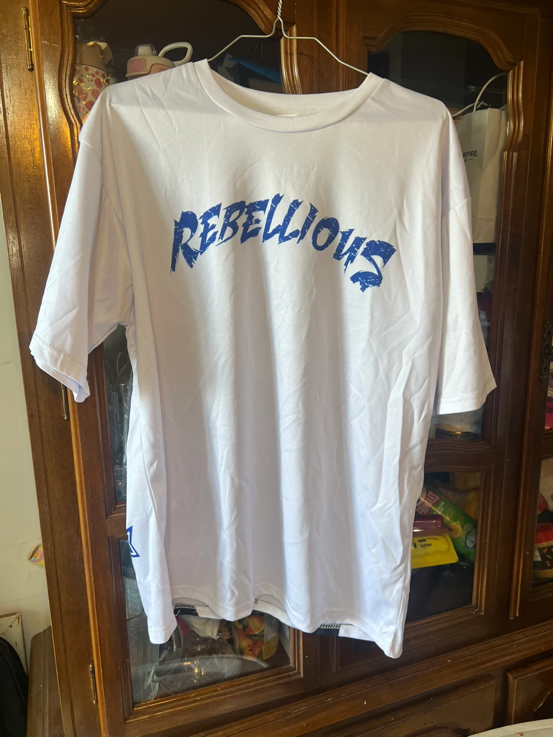 White "Rebellious" Graphic T-Shirt - photo 2