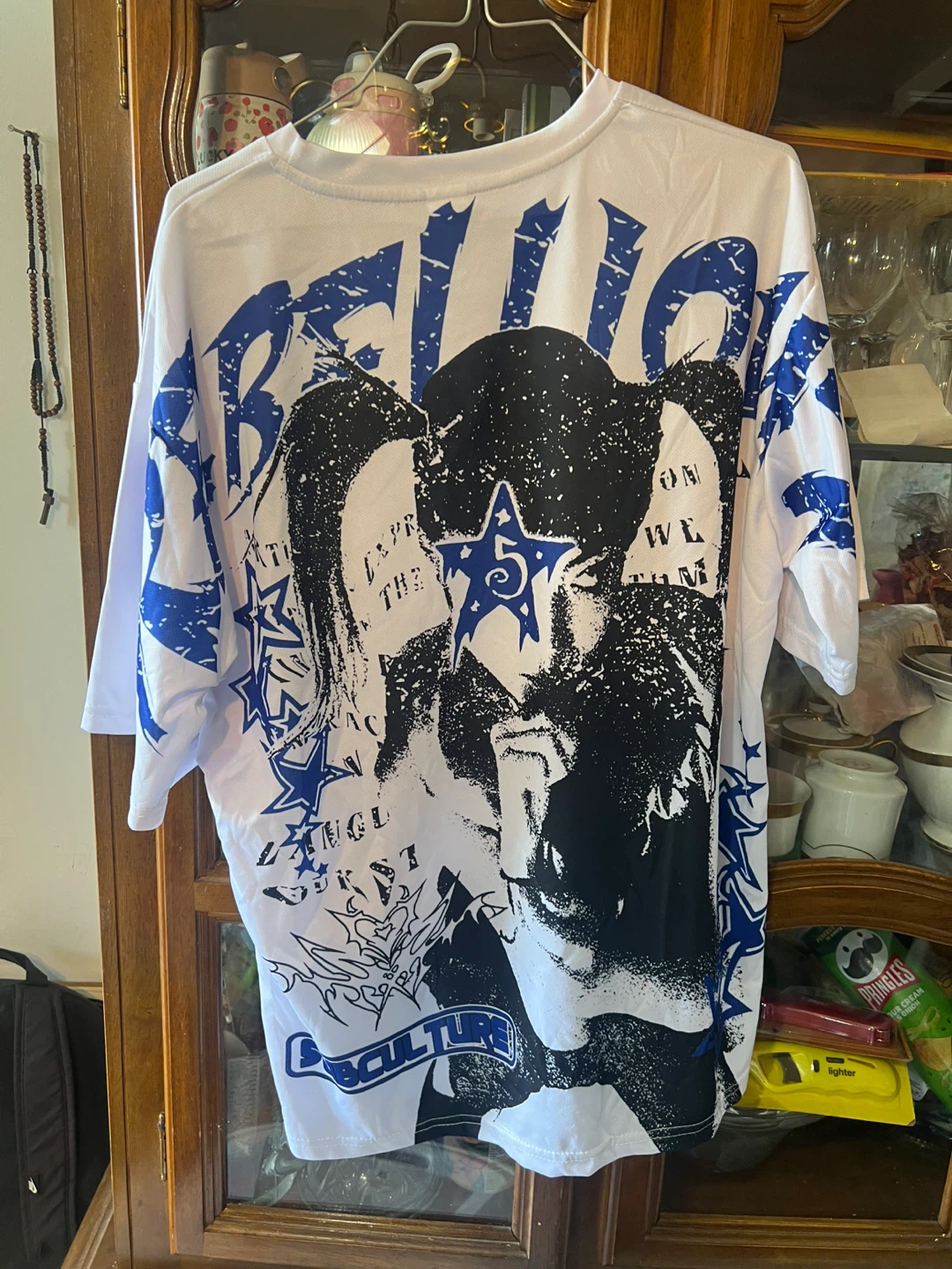 White "Rebellious" Graphic T-Shirt - photo 3