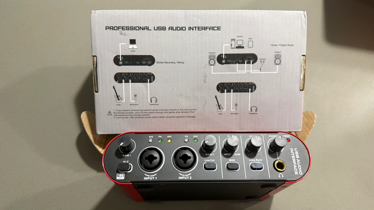 PROFESSIONAL USB AUDIO INTERFACE