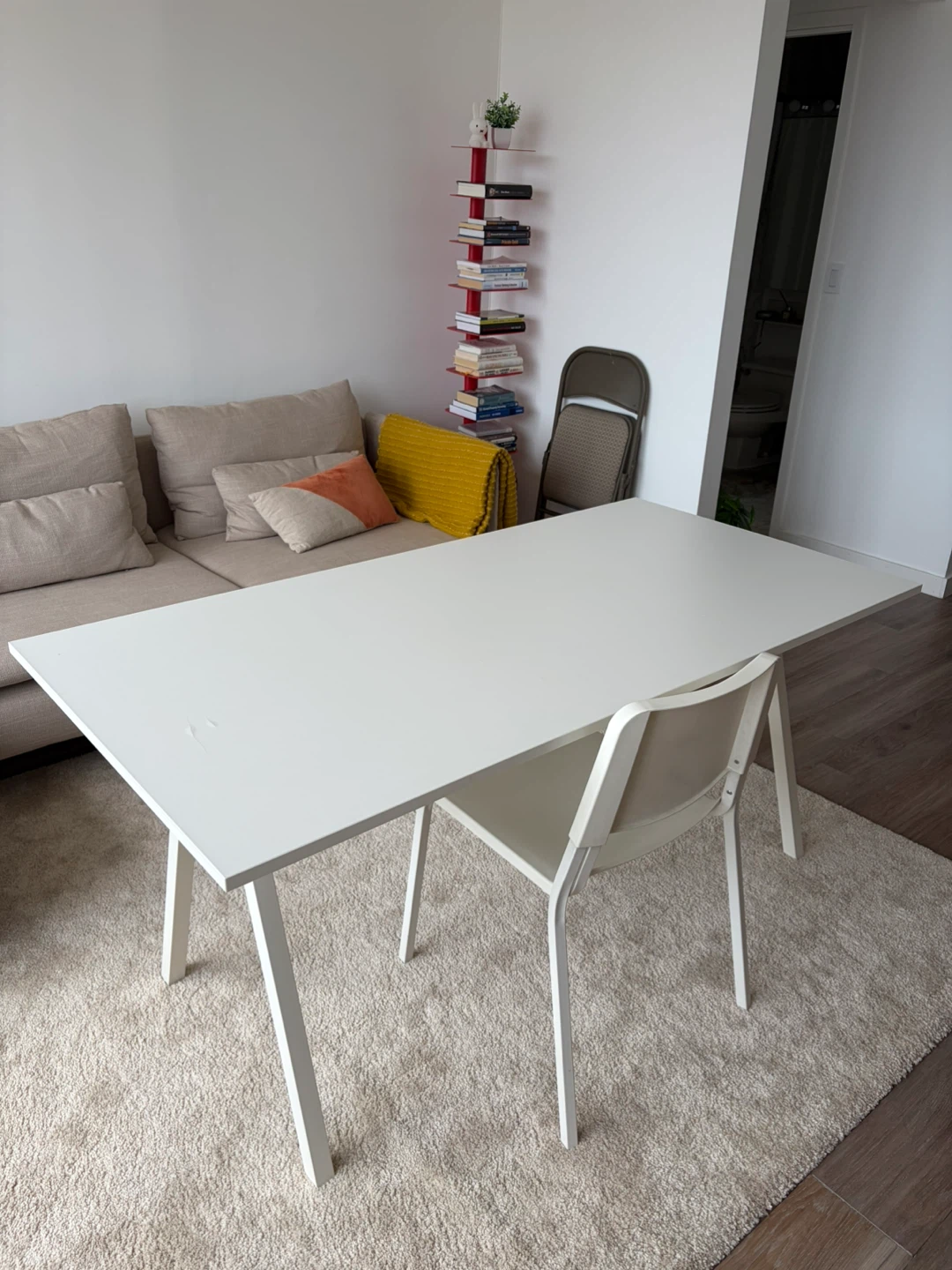 IKEA White TROTTEN Desk