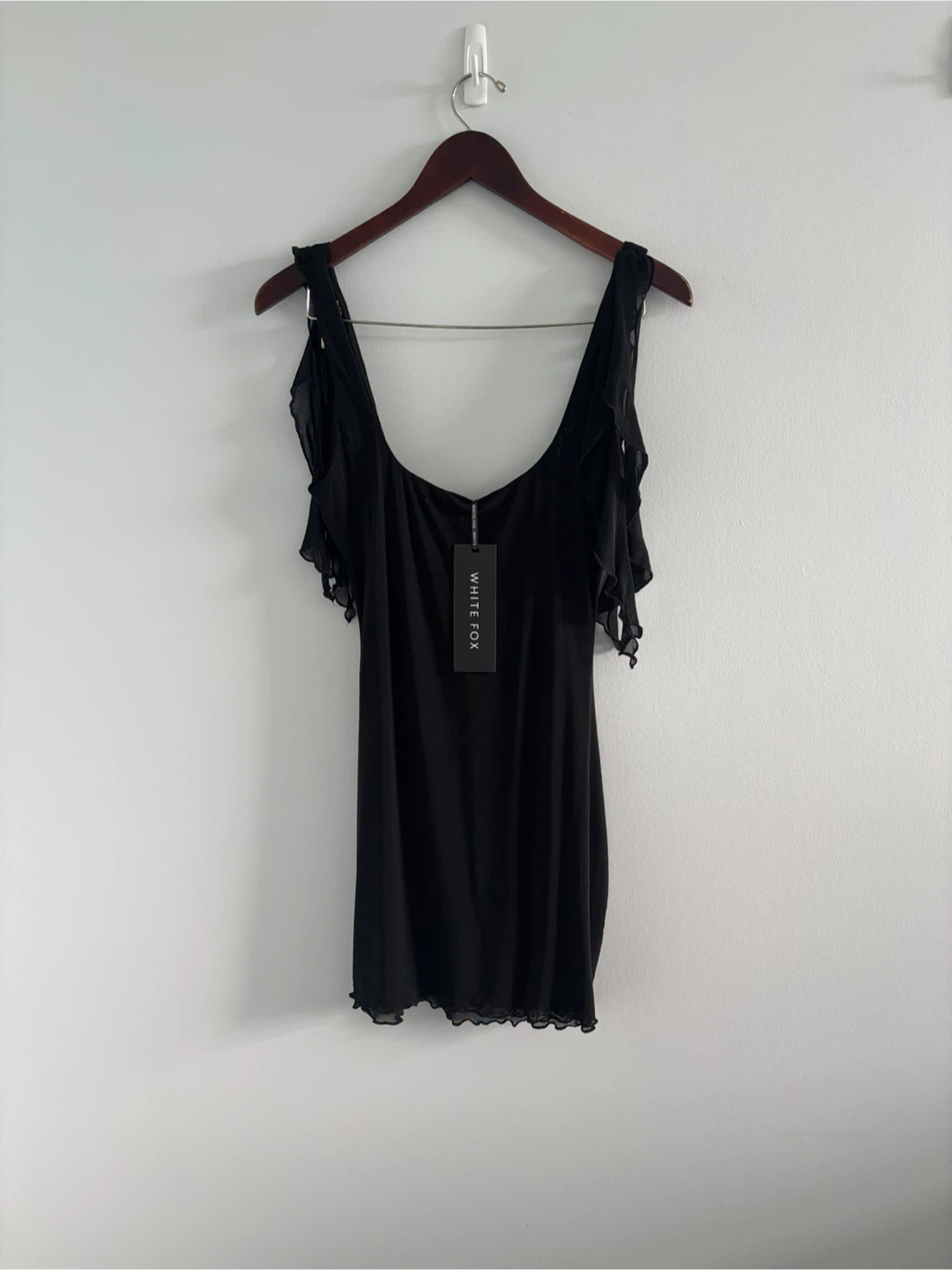NWT White Fox | Tie Shoulder mini dress - S - photo 3