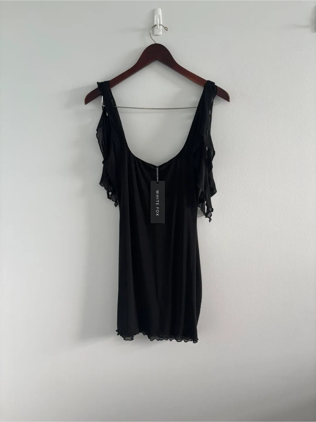 NWT White Fox | Tie Shoulder mini dress - S - photo 3