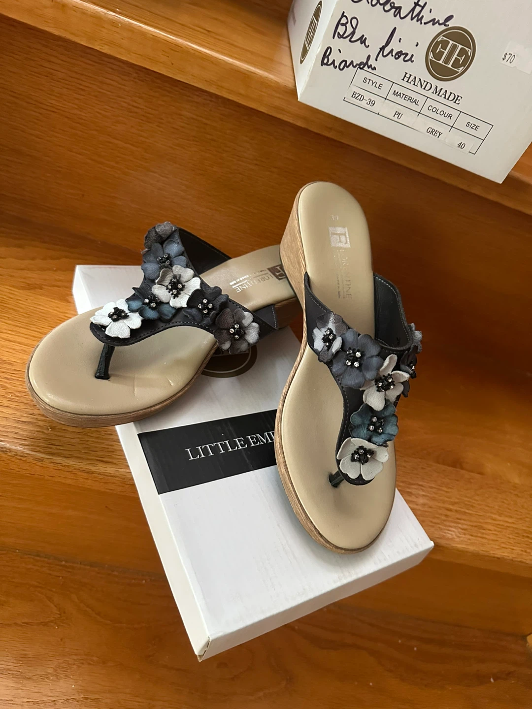 FLORENTINE Women's Wedge Sandals Size 40
