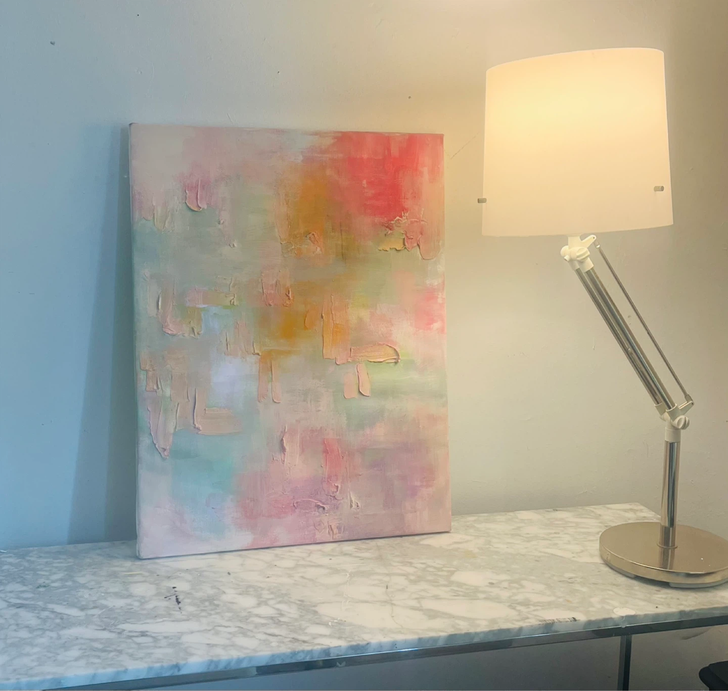 Abstract Pastel Painting - 20x 28” - photo 2