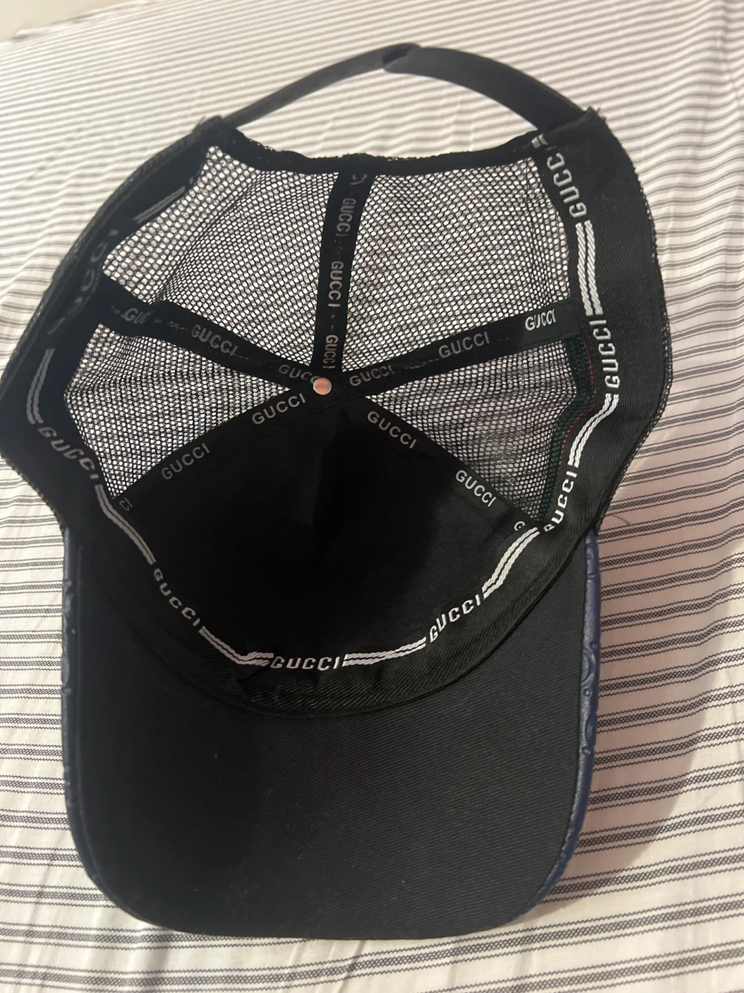 Navy Gucci Baseball Cap - photo 4