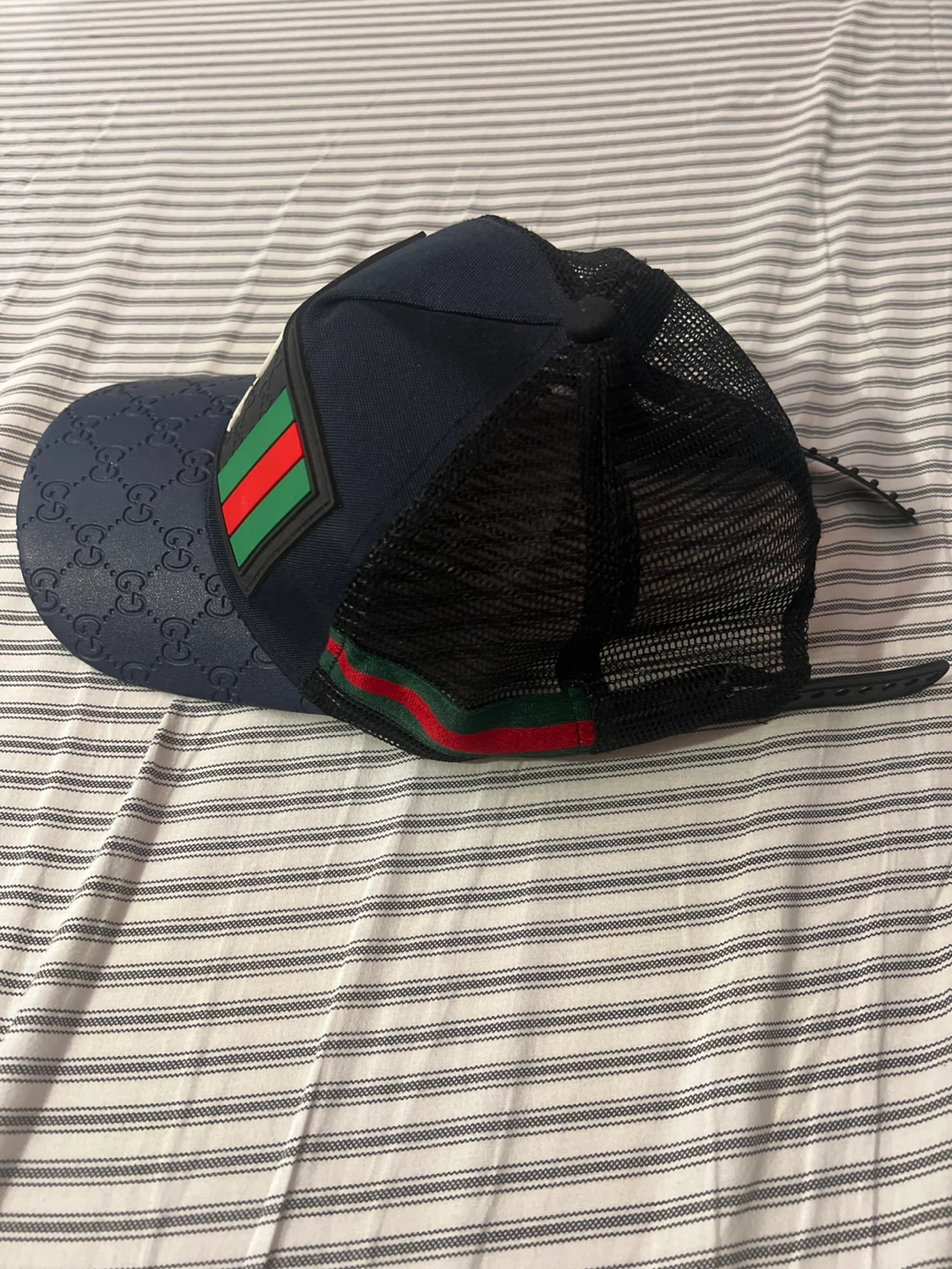 Navy Gucci Baseball Cap - photo 2