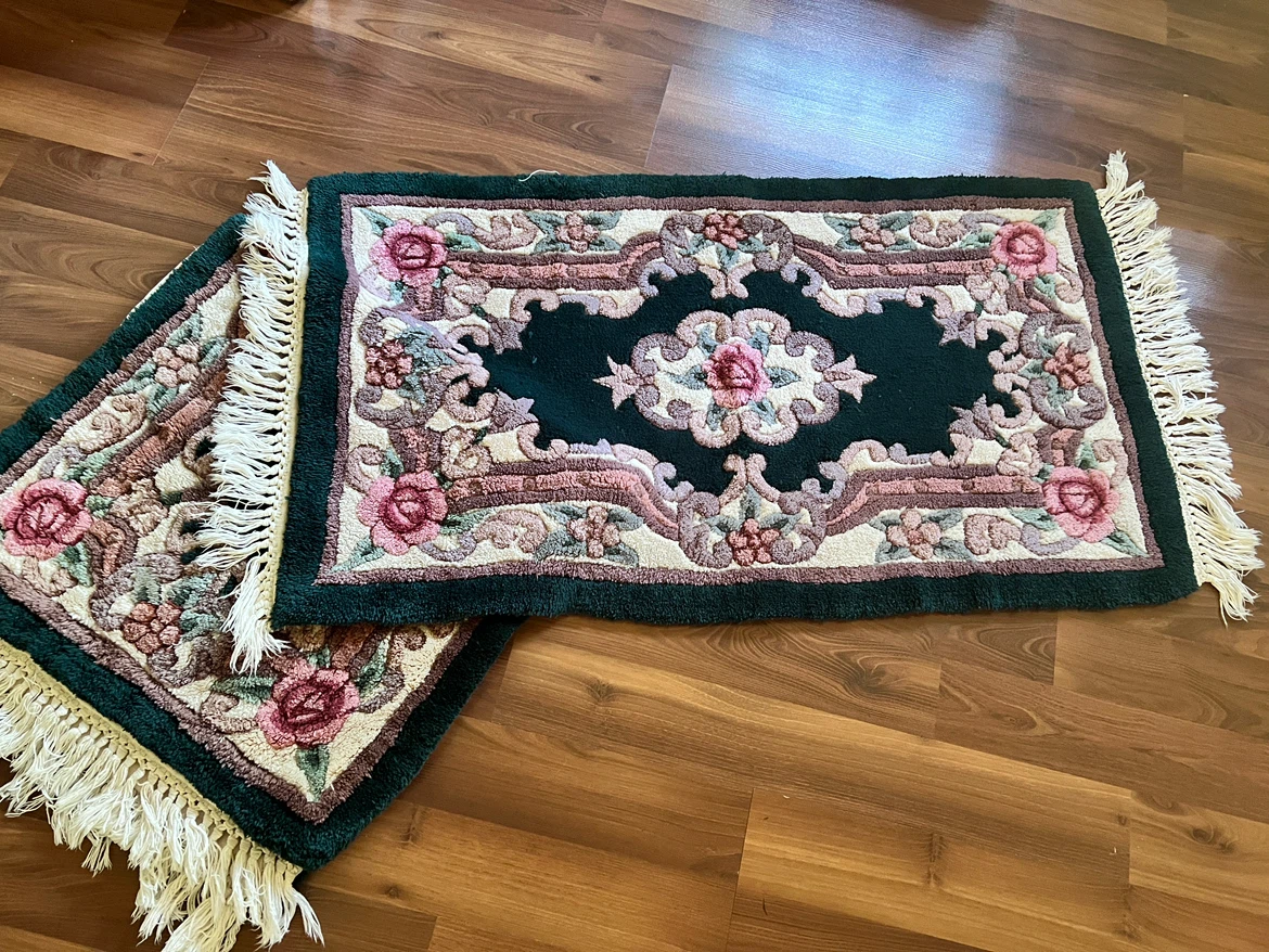 Set of 2 Decorative Accent Rugs - photo 2