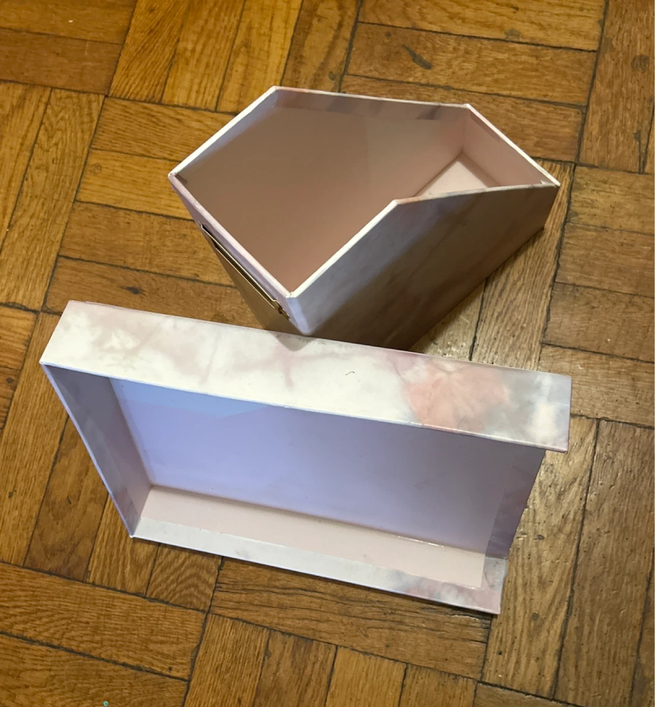 Marble Design Cardboard Desk Organizer Set ⚽️ - photo 2
